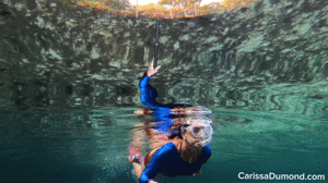 xsiteability.com - Ultra Girl Carissa Snorkeling in the deep spring part 2 thumbnail